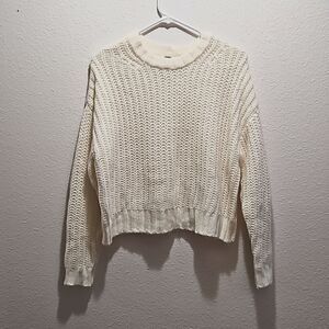 American eagle ivory sweater, small